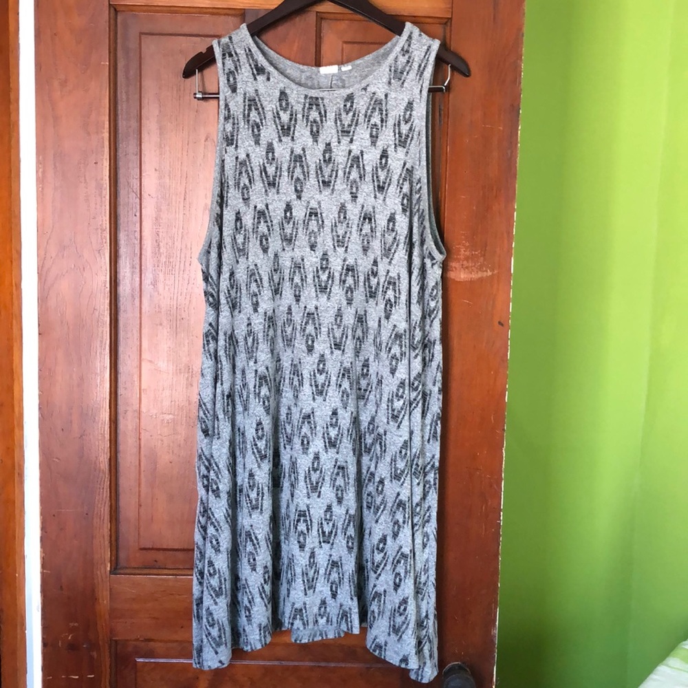 XXL gap soft spun trapeze dress